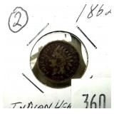 1862 Indian Head cent