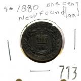 1880 Newfoundland cent