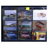 Lot, 9 Auto Racing Cards, see photos
