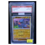 Pokemon Nosepas 2023 #107/197 card, EMC Gem Mint