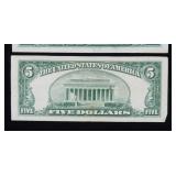 x6- $5 silver certificates, series of 1953,