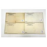 x4- 1972 Mint sets, -x4 sets, Sold by the piece,