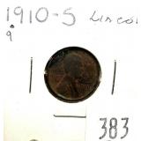 1910-S Lincoln cent