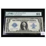 $1 silver certificate, series of 1923, PMG slab