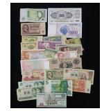 Lot of world bank notes, 25 pcs.