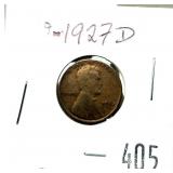 1927-D Lincoln cent