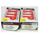 Lot, 2 Hornady .44 Cla. 240-grain bullets