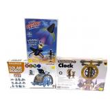 Lot: 3 STEM Toys- DaVinchi Clock kit,