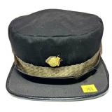 Vintage kepi style cap, inside marked J.W.