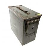 Metal ammo can, 10" H