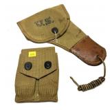Lot, US holster with mag pouch marked July