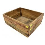 Wooden Remington Ammo Crate, 13"x15"x6"