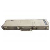 Pelican 1750 hard gun case with wheels, tan,