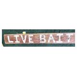 Live Bail wooden 4-piece sign: includes