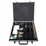 Gun cleaning kit in case