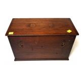 Antique wooden box, 13.5"x6.5"x8"