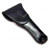 WWII US 45 leather holster made by Bucheimer,