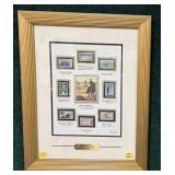 Framed Commemorative Civil War stamps, Limited