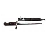Bayonet with scabbard