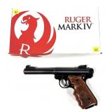 Ruger Mark IV "Target" .22 LR. Semi-Auto Pistol,