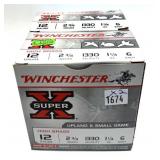 x2- Boxes of 12 Ga. 2.75" No. 6 Winchester high