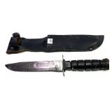 Valor 997 knife with leather sheath