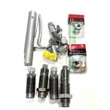 Lot, 2 Lee .45 dies, Lee 9mm die, Lee decaping