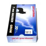 Box of 7mm Mauser 158-grain PRVI cartridges,