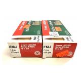 x2- Boxes of 9mm Luger 115-grain FMJ Sellier &