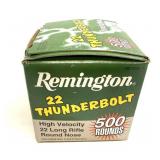 Box of .22 LR Remington 22 Thunderbolt