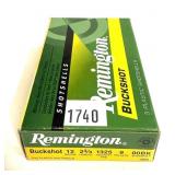 Box of 12 Ga. 2.75" Remington 00 Buckshot,