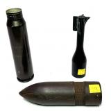 Lot, 3 assorted dummy shell/cartridges