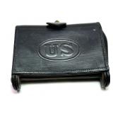 US McKeever leather cartridge box