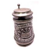 Vintage German lidded Beer Stein