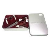 Lot, Winchester 3-knife tin includes fixed blade