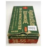 Vintage box of .38-55 WIN 255-grain Remington SP