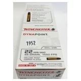 250 Rounds .22 WIN Mag. hollow point Winchester
