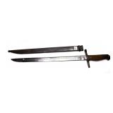 Japanese Rifle Bayonet with scabbard