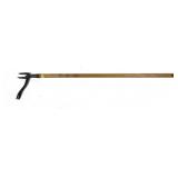 Vintage stand up weed puller with wooden handle