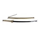 Sword with snakeskin scabbard, 40" overall length