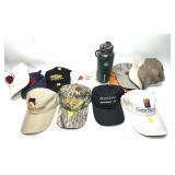 Lot: assorted sporting baseball hats and