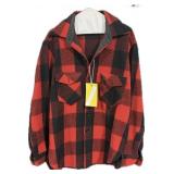 Woolrich red and black plaid shirt size L