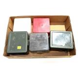 Lot, assorted plastic ammo cases, 5 pcs.
