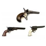 Lot of 3 Toy Revolvers