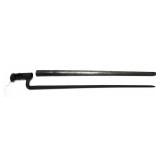 U.S. Civil War bayonet with scabbard
