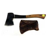 Bridgeport Hdwe Mfg. Corp. axe with leather sheath