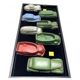 Lot of 8 Rubber Toy Vehicles