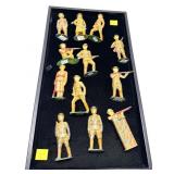 Lot of 12 Barclay Soldiers, includes,