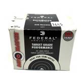 Box of .22 LR. Federal Auto Match cartridges,
