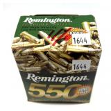 Box of .22 LR. HP Remington cartridges, 550 Rds.